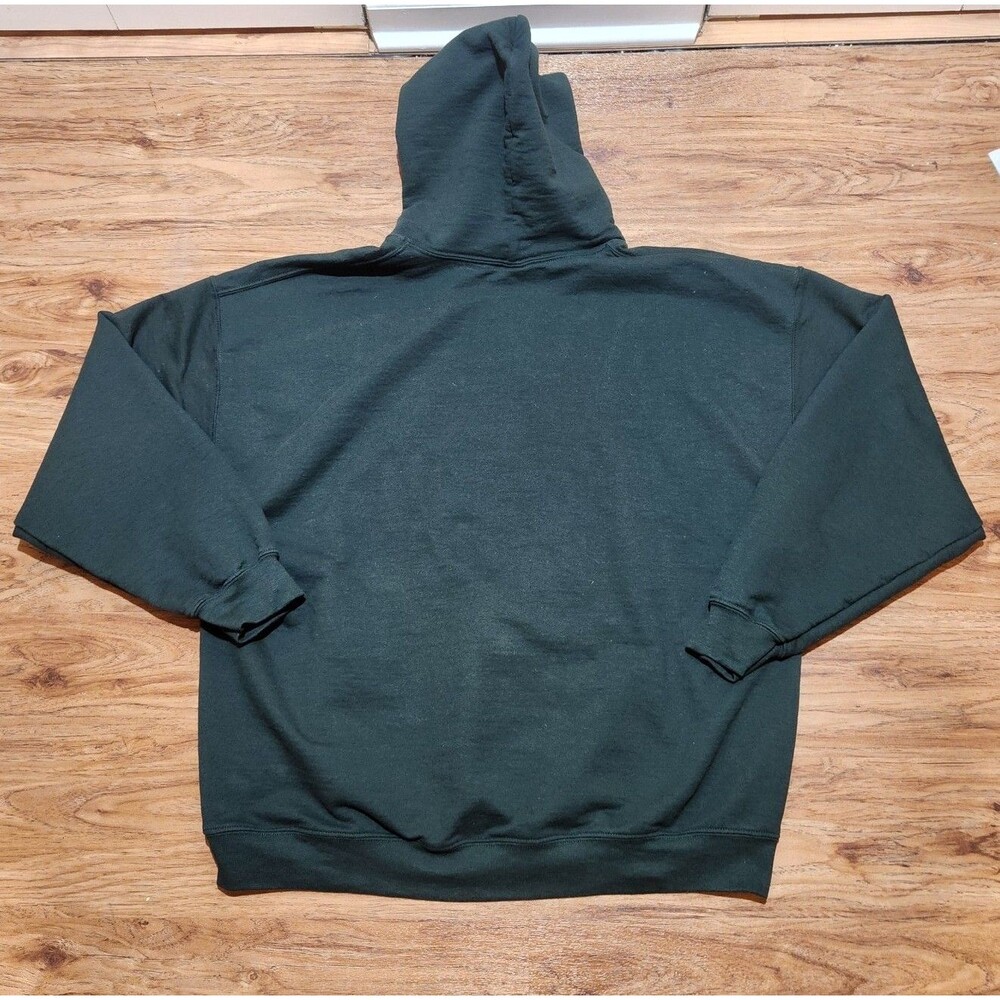 Gildan Disney Winnie The Pooh Christmas Light-Up Hoodie, Dark Green, 2XL - Picture 6 of 8